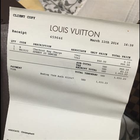 how to make a louis vuitton receipt|Louis Vuitton receipt printable.